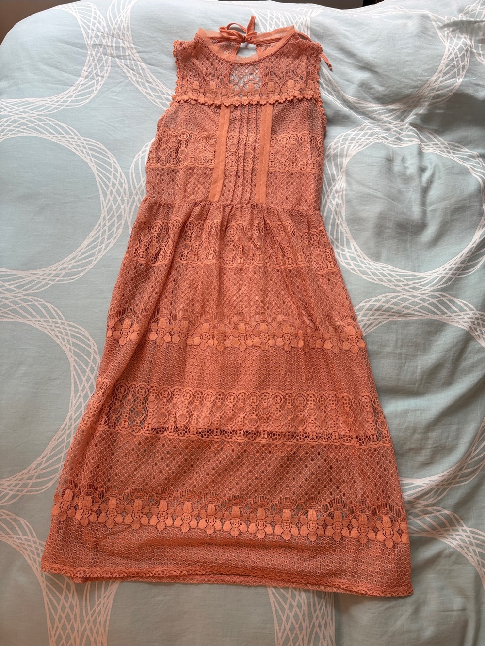 Xhilaration Coral Lace Dress